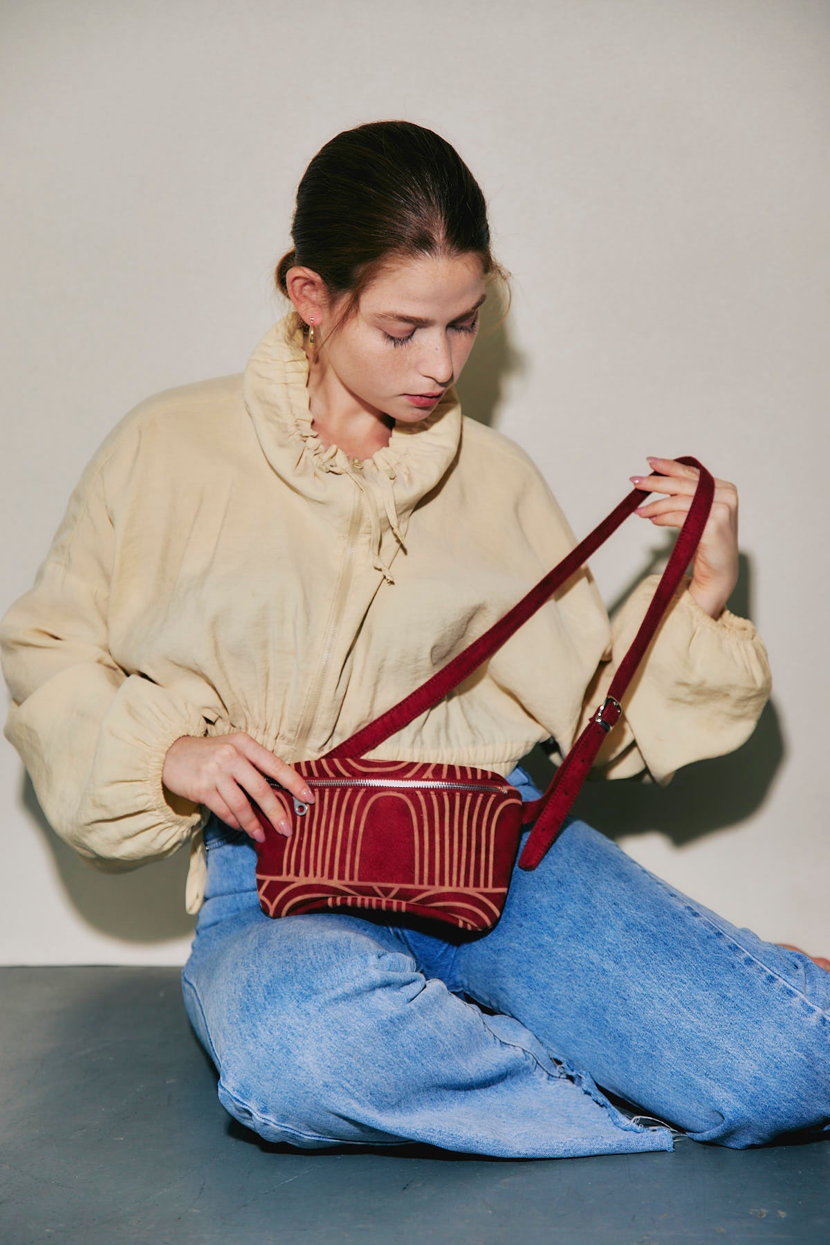 Burgundy bum bag new arrivals